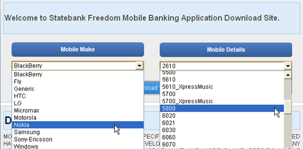 sbi mobile banking from download