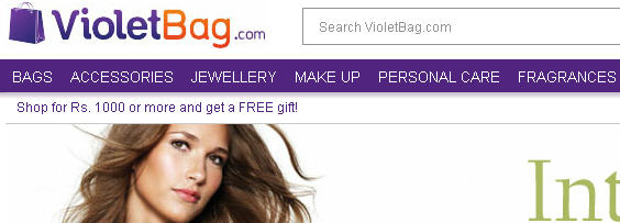 violetbag online cosmetics shopping website